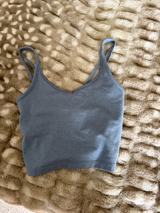 Vuori Tops - Vuori Blue Cropped Tank Top